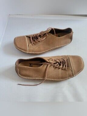 Swift Handmade Leather Shoes Size 10.5 Men's Brown